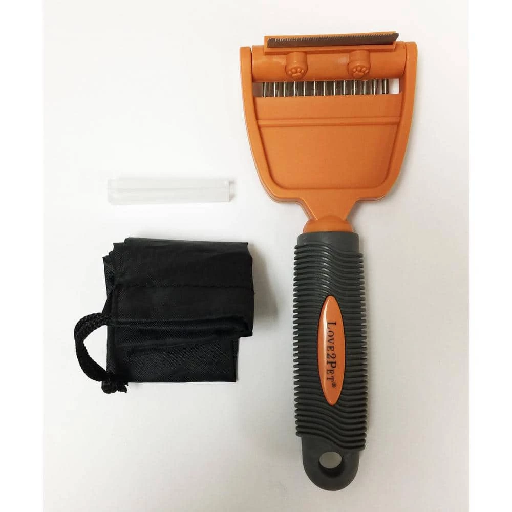 Large 2-in-1 Multi-Purpose Grooming Tool with 2 in. De-Shedder Blade by Love2Pet 4 Large 2-in-1 Multi-Purpose Grooming Tool with 2 in. De-Shedder Blade by Love2Pet - Image 4