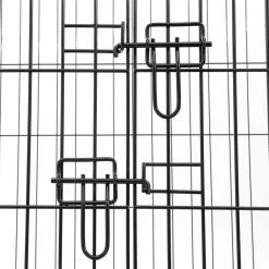 30 in. Sliding Double Door Dog Crate with Patented Corner Stabilizers, Removable Tray, Rubber Feet and Carrying Handle by Lucky Dog -Cheap Bird & Wildlife Supplies Store lucky dog dog crates crate pads zw 51530 4f 1000