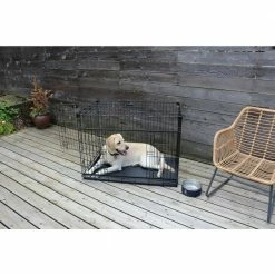 42 in. Sliding Double Door Dog Crate with Patented Corner Stabilizers, Removable Tray, Rubber Feet and Carrying Handle by Lucky Dog 13 42 in. Sliding Double Door Dog Crate with Patented Corner Stabilizers, Removable Tray, Rubber Feet and Carrying Handle by Lucky Dog -Cheap Bird & Wildlife Supplies Store lucky dog dog crates crate pads zw 51542 44 1000