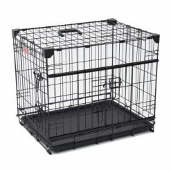 42 in. Sliding Double Door Dog Crate with Patented Corner Stabilizers, Removable Tray, Rubber Feet and Carrying Handle by Lucky Dog 15 42 in. Sliding Double Door Dog Crate with Patented Corner Stabilizers, Removable Tray, Rubber Feet and Carrying Handle by Lucky Dog -Cheap Bird & Wildlife Supplies Store lucky dog dog crates crate pads zw 51542 76 1000