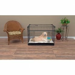 42 in. Sliding Double Door Dog Crate with Patented Corner Stabilizers, Removable Tray, Rubber Feet and Carrying Handle by Lucky Dog 10 42 in. Sliding Double Door Dog Crate with Patented Corner Stabilizers, Removable Tray, Rubber Feet and Carrying Handle by Lucky Dog -Cheap Bird & Wildlife Supplies Store lucky dog dog crates crate pads zw 51542 c3 1000