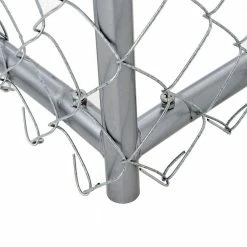 4 ft. H x 5 ft. W x 5 ft. L Galvanized Chain Link with PC Frame Kit in a Box by Lucky Dog 8 4 ft. H x 5 ft. W x 5 ft. L Galvanized Chain Link with PC Frame Kit in a Box by Lucky Dog -Cheap Bird & Wildlife Supplies Store lucky dog dog kennels cl 40528 1f 1000