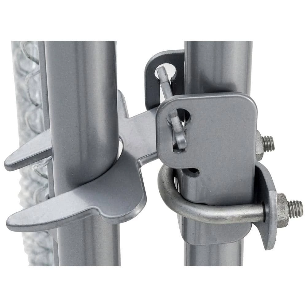 6 ft. H x 5 ft. W x 10 or 6 ft. H x 8 ft. W x 6.5 ft. L - 2-in-1 Galvanized Chain Link with PC Frame Box Kit by Lucky Dog 2 6 ft. H x 5 ft. W x 10 or 6 ft. H x 8 ft. W x 6.5 ft. L - 2-in-1 Galvanized Chain Link with PC Frame Box Kit by Lucky Dog - Image 2