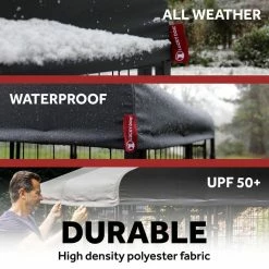 STAY Series Studio Jr. (Coverage Area - 0.00037-Acres) In-Ground Kennel (4 ft. x 4 ft. x 4 in. H) Steel Grey by Lucky Dog -Cheap Bird & Wildlife Supplies Store lucky dog dog kennels prprm ur0310 fa 1000