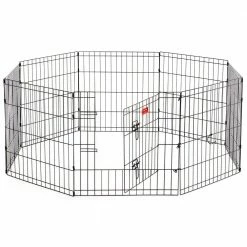 24 in. High Heavy Duty Dog Exercise Pen with Stakes by Lucky Dog -Cheap Bird & Wildlife Supplies Store lucky dog dog pens gates zw 11624 4f 1000