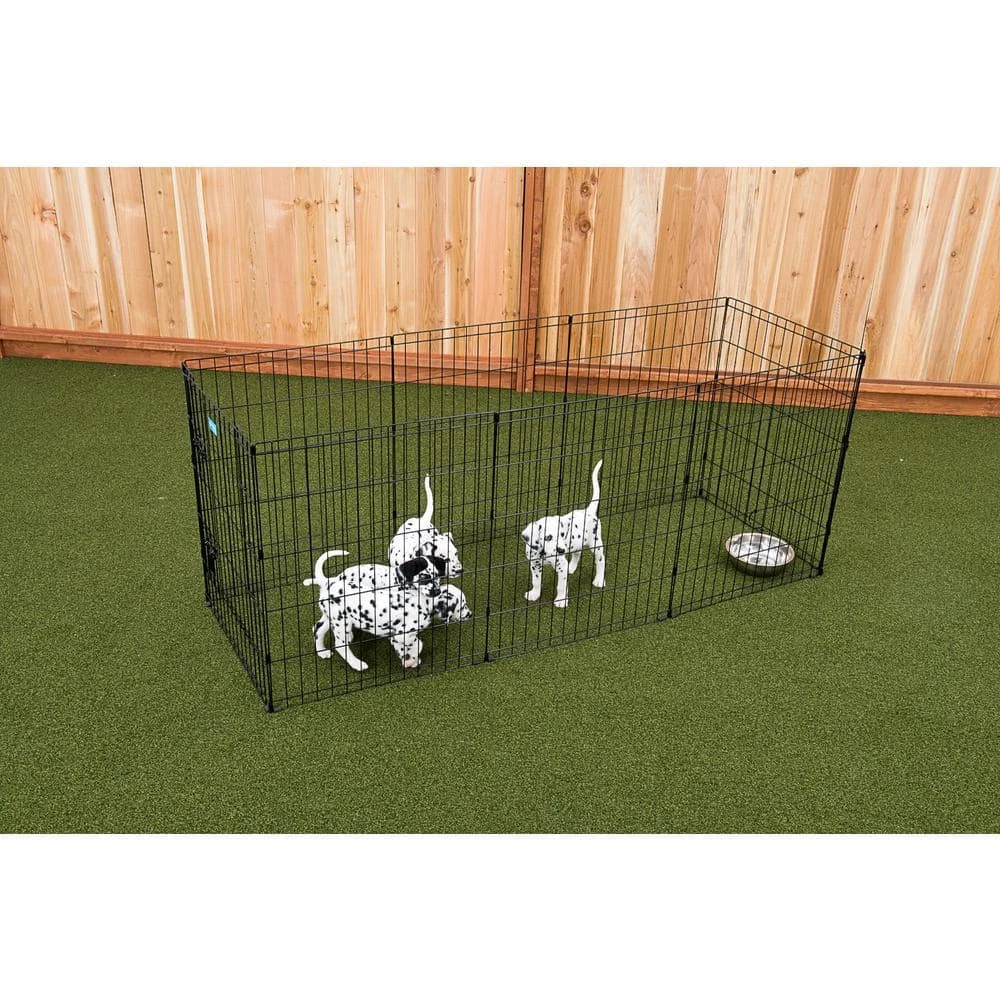 36 in. High Heavy Duty Dog Exercise Pen with Stakes by Lucky Dog 2 36 in. High Heavy Duty Dog Exercise Pen with Stakes by Lucky Dog - Image 2