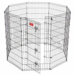48 in. High Heavy Duty Exercise Pen with Stakes by Lucky Dog -Cheap Bird & Wildlife Supplies Store lucky dog dog pens gates zw 11648 4f 1000