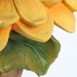 Polyresin Sunflower Bird Bath by Luxen Home 18 Polyresin Sunflower Bird Bath by Luxen Home -Cheap Bird & Wildlife Supplies Store luxen home bird bath fountains whf816 1f 1000