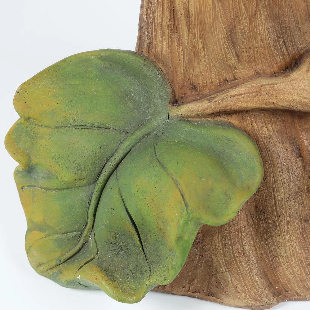 Polyresin Sunflower Bird Bath by Luxen Home 7 Polyresin Sunflower Bird Bath by Luxen Home - Image 7