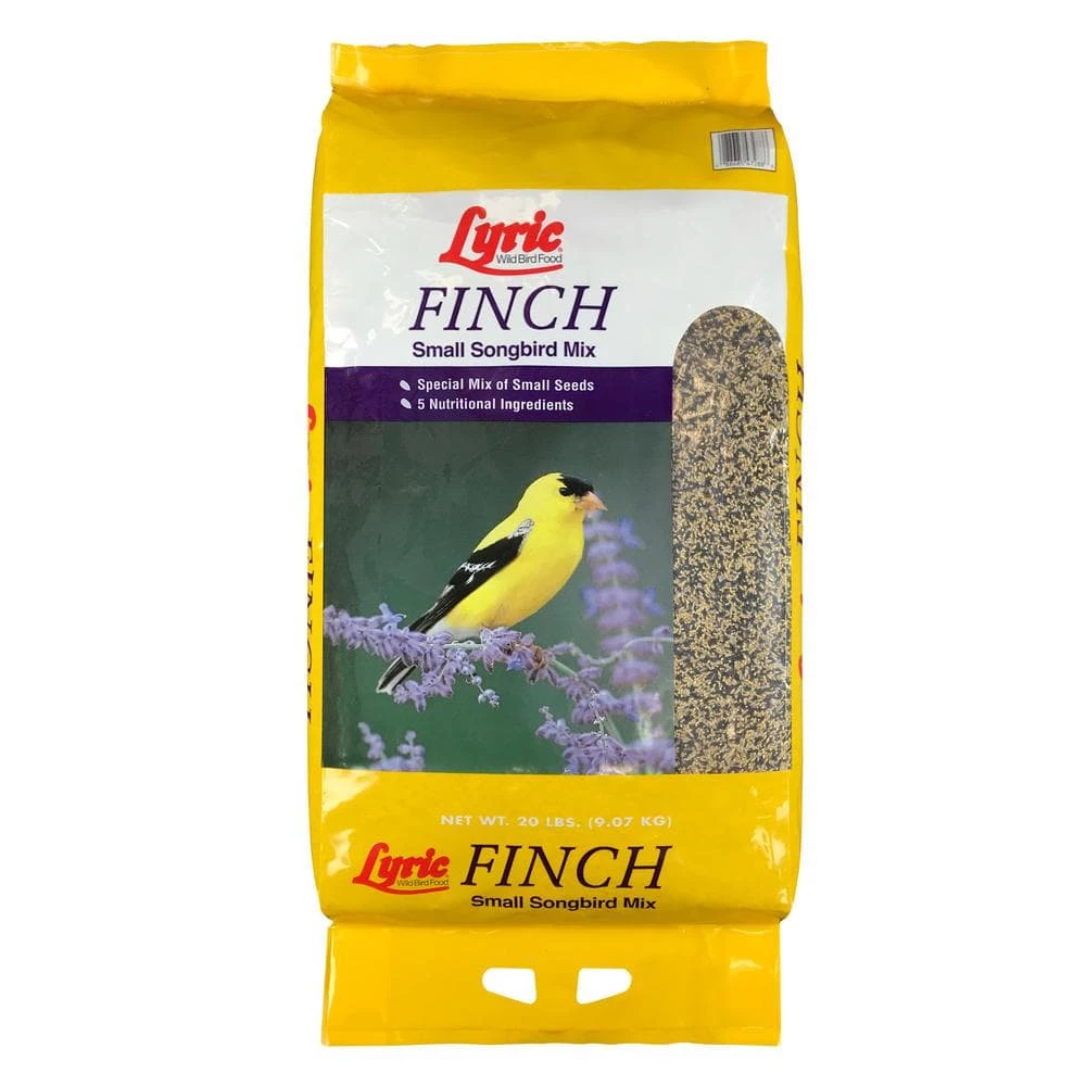 20 lbs. Finch Small Songbird Wild Bird Mix by Lyric 1 20 lbs. Finch Small Songbird Wild Bird Mix by Lyric