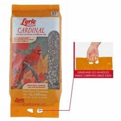 18 lbs. Cardinal Premium Sunflower and Safflower Wild Bird Mix by Lyric -Cheap Bird & Wildlife Supplies Store lyric bird seed food 2647342 fa 1000