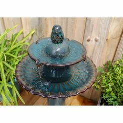 Vienna Ceramic Tiered Fountain Birdbath by Manor Brook -Cheap Bird & Wildlife Supplies Store manor brook accessories mb100147 44 1000