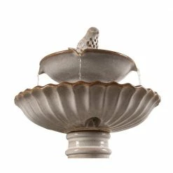 Vienna Ceramic Tiered Fountain Birdbath by Manor Brook -Cheap Bird & Wildlife Supplies Store manor brook accessories mb100148 4f 1000