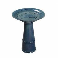Odani Ceramic Round Birdbath by Manor Brook
