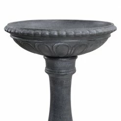 Turner Zinc Resin Birdbath by Manor Brook -Cheap Bird & Wildlife Supplies Store manor brook bird bath fountains mb100616 4f 1000