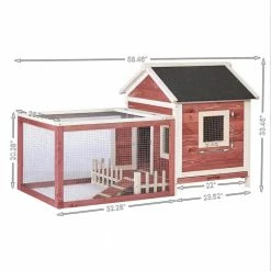 Wooden Small Animals House Pet Rabbit Hutch Chicken Coop with Run Play Area by maocao hoom 7 Wooden Small Animals House Pet Rabbit Hutch Chicken Coop with Run Play Area by maocao hoom -Cheap Bird & Wildlife Supplies Store maocao hoom beds cages dj c w22534347 1f 1000