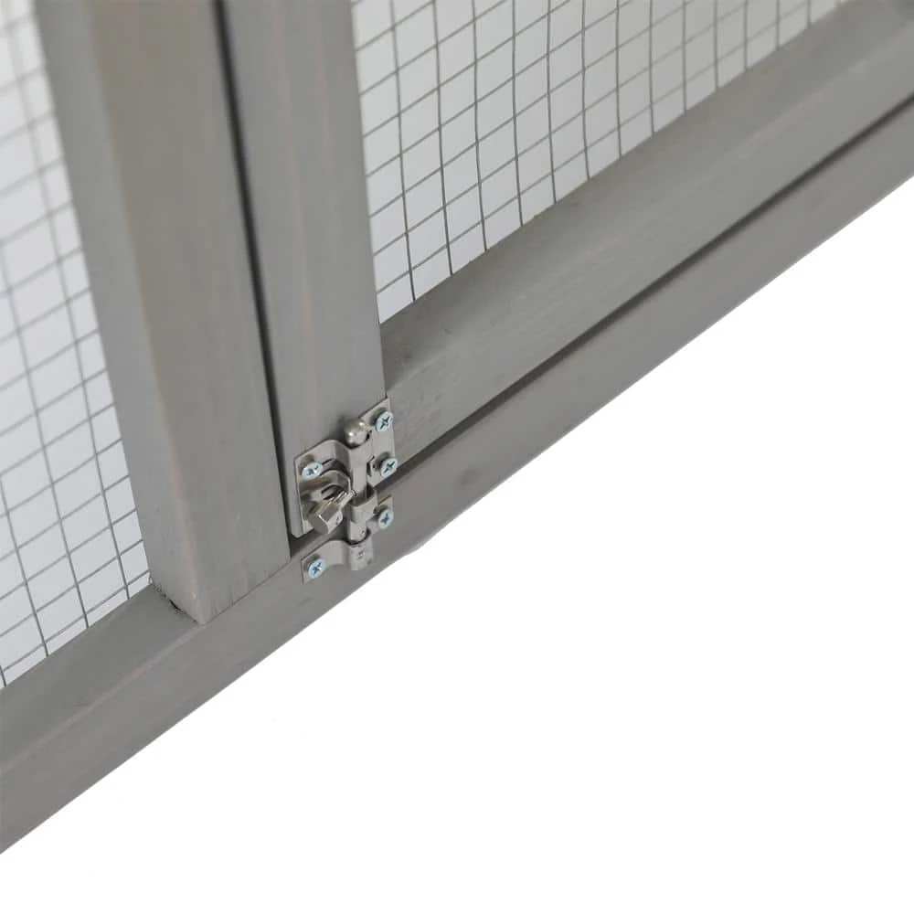 2-Tiers Wooden Small Animals House Pet Rabbit Hutch Chicken Coop with Run Play Area by maocao hoom 3 2-Tiers Wooden Small Animals House Pet Rabbit Hutch Chicken Coop with Run Play Area by maocao hoom - Image 3