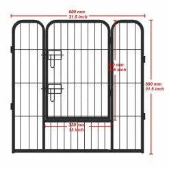 0.00016-Acre OutdoorIndoor 8-Panels Wireless Folding Heavy-Duty Metal Pet Playpen by maocao hoom -Cheap Bird & Wildlife Supplies Store maocao hoom dog pens gates dj c w24138333 4f 1000