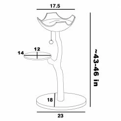 Uni Cat Tree by MAU LIFESTYLE -Cheap Bird & Wildlife Supplies Store mau lifestyle cat trees scratch posts pani 117 gry b fa 1000