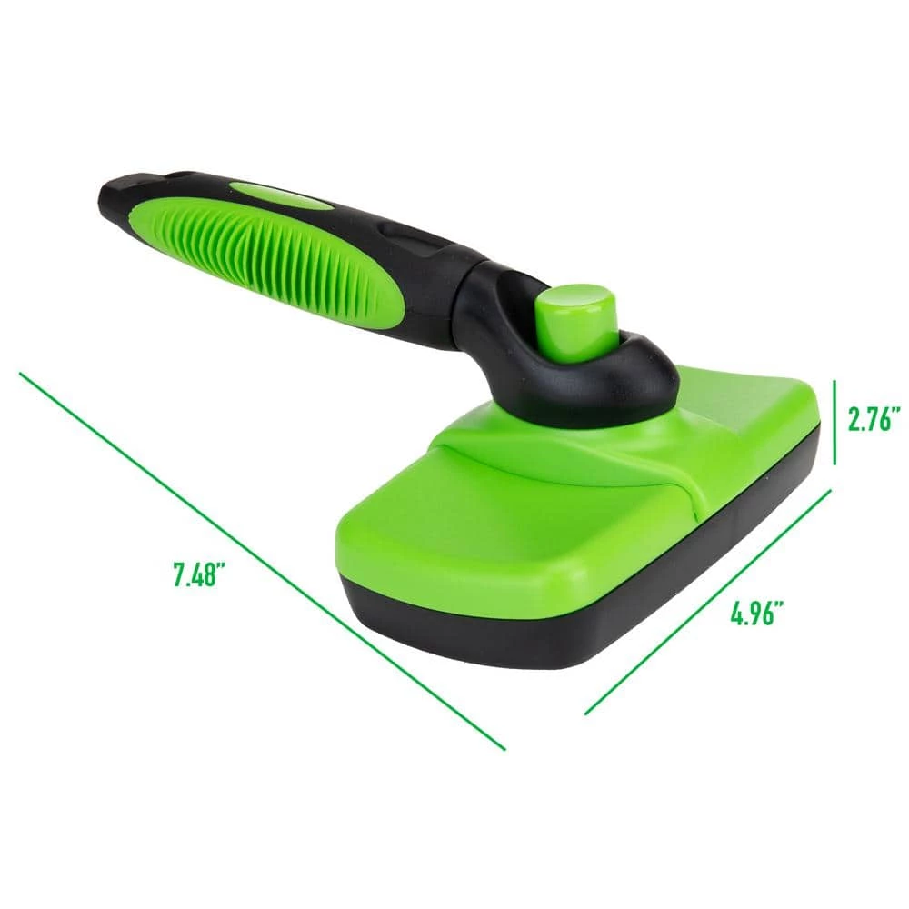 Pet Grooming Brush in Green by Mind Reader 6 Pet Grooming Brush in Green by Mind Reader - Image 6