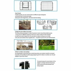 40 in. H Lubo Portable Outdoor folding 8-Panels 0.0006-Acre Wireless Dog Fence Kit by Miscool 13 40 in. H Lubo Portable Outdoor folding 8-Panels 0.0006-Acre Wireless Dog Fence Kit by Miscool -Cheap Bird & Wildlife Supplies Store miscool dog pens gates pfych10c1525h 1d 1000