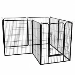 40 in. H Lubo Portable Outdoor folding 8-Panels 0.0006-Acre Wireless Dog Fence Kit by Miscool