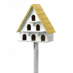 9.25 in. x 5.12 in. x 28 in. Cape Cod Bird Condo by Zingz & Thingz
