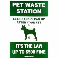 Doggy Do Pet Waste Station without Pole by NAMCO -Cheap Bird & Wildlife Supplies Store namco waste disposal systems 2129 4f 1000