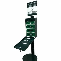 Commercial Powdered Coated Aluminum Roll Bag Dog Station Kit by NATURAL PET PARTNERS -Cheap Bird & Wildlife Supplies Store natural pet partners waste disposal systems 1ndr001 4f 1000