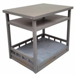 EcoFlex Medium Grey Dog Bed Nightstand by New Age Pet 6 EcoFlex Medium Grey Dog Bed Nightstand by New Age Pet -Cheap Bird & Wildlife Supplies Store new age pet beds cages ehnb605 4f 1000