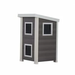 ECOFLEX Outdoor Cat Townhouse by New Age Pet -Cheap Bird & Wildlife Supplies Store new age pet cat houses ehkfc11 05 44 1000