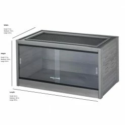 Mojave 24 in. ECOFLEX Reptile Lounge in Grey by New Age Pet 9 Mojave 24 in. ECOFLEX Reptile Lounge in Grey by New Age Pet -Cheap Bird & Wildlife Supplies Store new age pet habitats decor ehrml17 05s 44 1000