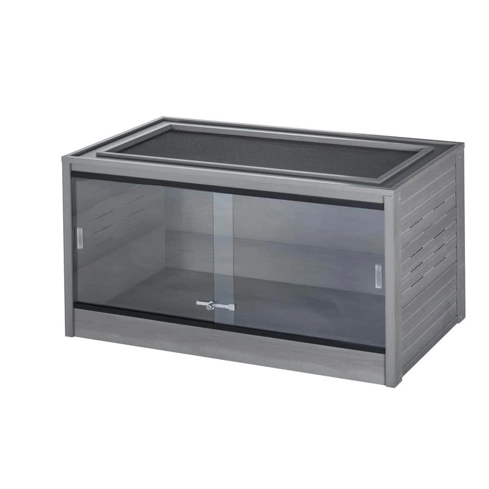 Mojave 24 in. ECOFLEX Reptile Lounge in Grey by New Age Pet 2 Mojave 24 in. ECOFLEX Reptile Lounge in Grey by New Age Pet - Image 2