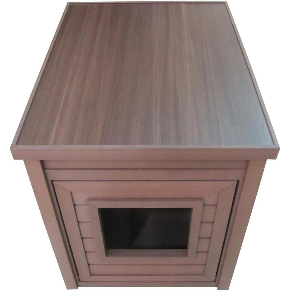 ECOFLEX Litter Box Cover End Table - Russet by New Age Pet 2 ECOFLEX Litter Box Cover End Table - Russet by New Age Pet - Image 2