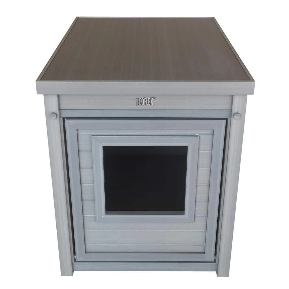 ECOFLEX Litter Box Cover End Table in Grey by New Age Pet 1 ECOFLEX Litter Box Cover End Table in Grey by New Age Pet