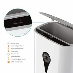 1 Gal. Capacity Smart Automatic Pet Feeder with Camera and App Control by NexHT -Cheap Bird & Wildlife Supplies Store nexht feeding supplies 86352 44 1000