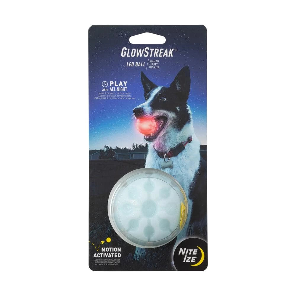 GlowStreak LED Ball Red by Nite Ize 1 GlowStreak LED Ball Red by Nite Ize
