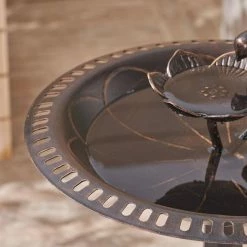 Fairmont Shiny Copper Aluminum and Iron Bird Bath by Noble House -Cheap Bird & Wildlife Supplies Store noble house bird bath fountains 42945 c3 1000