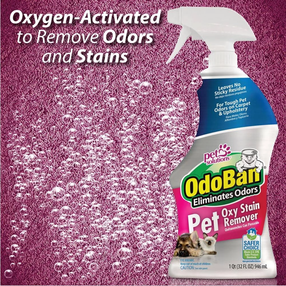 32 oz. Pet Oxy Stain Remover (2-Pack) by OdoBan 2 32 oz. Pet Oxy Stain Remover (2-Pack) by OdoBan - Image 2