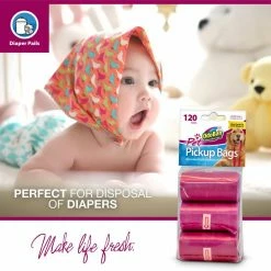 Pet Pickup Bags, Sturdy Strong & Large Unscented Dog Poop Bags, Convenient Dispenser Design, 120 Count (12 Pack) by OdoBan -Cheap Bird & Wildlife Supplies Store odoban waste bags 955122 12p 4f 1000