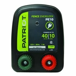 PE10 Fence Energizer - 0.30 Joule by Patriot