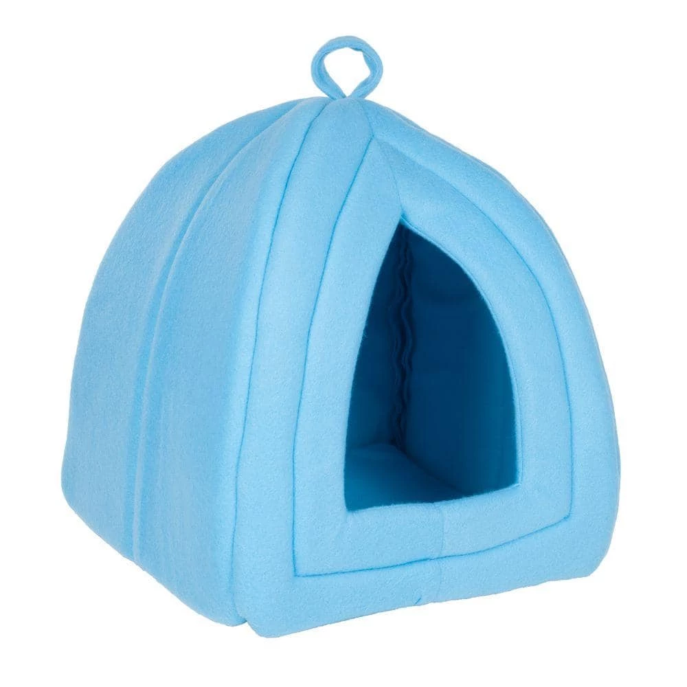 Small Blue Cozy Kitty Tent Igloo by PAW 1 Small Blue Cozy Kitty Tent Igloo by PAW