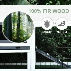 2 Levels Wooden Grey Rabbit Hutch with Run Space, Removable Tray, Ramp and Waterproof Roof by PawHut -Cheap Bird & Wildlife Supplies Store pawhut beds cages d51 122cg 44 1000