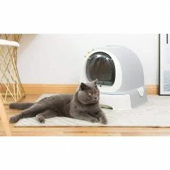 Fully Enclosed Hooded Litter Pan with Front Entry Odor Close Door, Cat Litter Scoop Included by PAWSMARK 13 Fully Enclosed Hooded Litter Pan with Front Entry Odor Close Door, Cat Litter Scoop Included by PAWSMARK -Cheap Bird & Wildlife Supplies Store pawsmark litter boxes houses qi003672 c3 1000