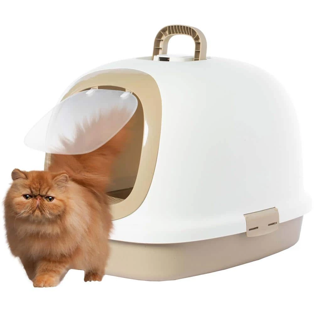 Fully Enclosed Hooded Odor-Free Front Entry Cat Toilet by PAWSMARK 12 Fully Enclosed Hooded Odor-Free Front Entry Cat Toilet by PAWSMARK - Image 12