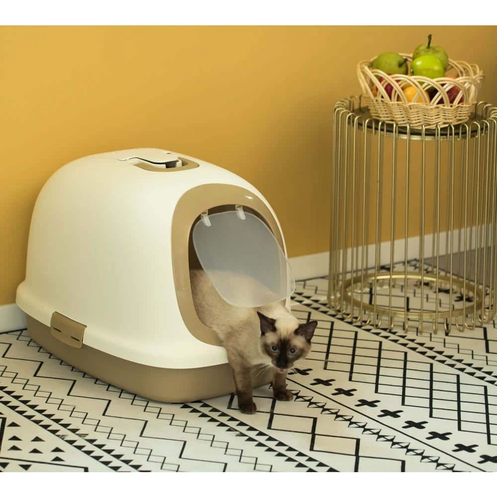 Fully Enclosed Hooded Odor-Free Front Entry Cat Toilet by PAWSMARK 6 Fully Enclosed Hooded Odor-Free Front Entry Cat Toilet by PAWSMARK - Image 6