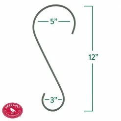 12 in. Metal Hook for Hanging Bird Feeders - 25 lb. Load Capacity by Perky-Pet -Cheap Bird & Wildlife Supplies Store perky pet accessories 67 1d 1000