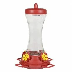 Adjustable Perch Glass Hummingbird Feeder - 20 oz. Capacity by Perky-Pet