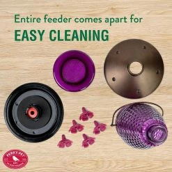 Diamond Wine Top-Fill Decorative Glass Hummingbird Feeder - 24 oz. Capacity by Perky-Pet -Cheap Bird & Wildlife Supplies Store perky pet bird feeders 9102 2 fa 1000