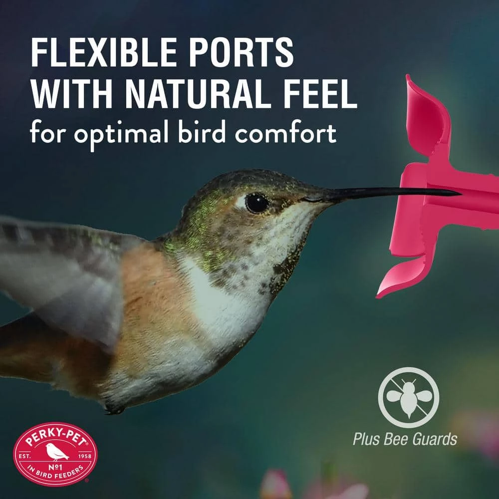 Top-Fill Pinch Waist Glass Hummingbird Feeder - 20 oz. Capacity by Perky-Pet 6 Top-Fill Pinch Waist Glass Hummingbird Feeder - 20 oz. Capacity by Perky-Pet - Image 6